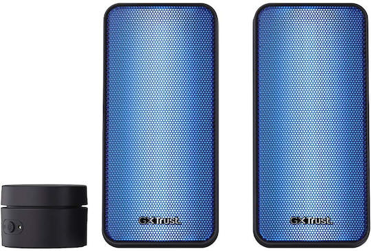 Trust Gxt 611 Wezz Ηχεία Υπολογιστή 2.0 με RGB Φωτισμό και Ισχύ 12W σε Μαύρο Χρώμα - Image 1