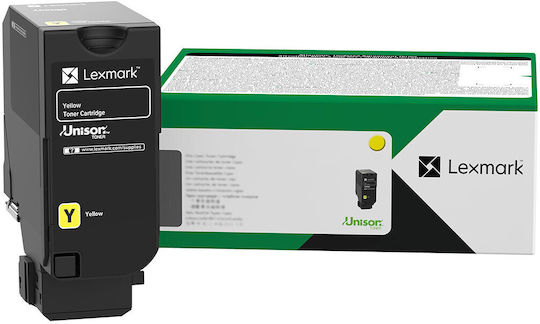 Lexmark 71C2HY0 Γνήσιο Toner Laser Εκτυπωτή Κίτρινο High Capacity 10500 Σελίδων 71C2HY0 - Image 1