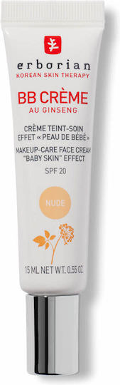 Erborian Au Ginseng BB Nude Κρέμα Προσώπου Ημέρας με SPF20 για Ενυδάτωση & Ατέλειες 15ml - Image 1