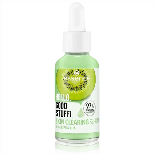 Essence Hello Good Stuff! Serum Προσώπου με AHA & Υαλουρονικό Οξύ για Λάμψη 30ml - Image 1