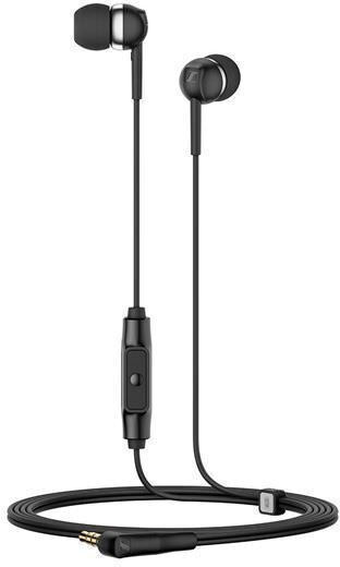 Sennheiser CX-80S In-ear Handsfree με Βύσμα 3.5mm Μαύρο - Image 1