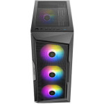 Antec AX61 Midi Tower Κουτί Υπολογιστή με Πλαϊνό Παράθυρο και RGB Φωτισμό Μαύρο - Image 2