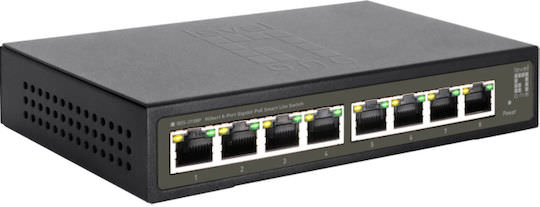 Level One GES-2108P Unmanaged L2 PoE+ Switch με 8 Θύρες Gigabit (1Gbps) Ethernet - Image 1