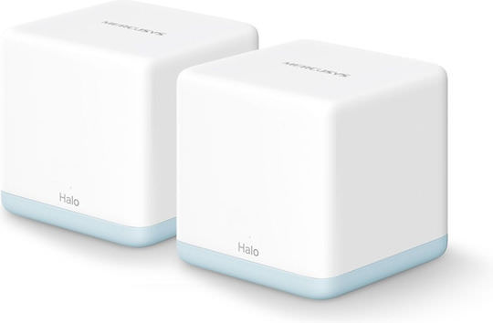 Mercusys Halo H30 Mesh WiFi Extender Dual Band (2.4 & 5GHz) 1200Mbps με 2 Θύρες Ethernet - Image 1