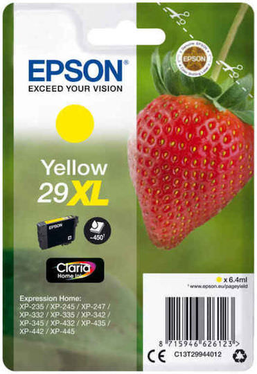 Epson 29XL Γνήσιο Μελάνι Εκτυπωτή InkJet Κίτρινο (C13T29944022) - Image 1
