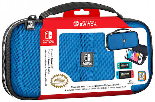 Ardistel Licensed Deluxe Υφασμάτινη Θήκη Μεταφοράς για Κονσόλα Switch / Switch Lite / Switch OLED Μπλε - Image 1