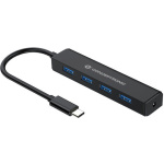 Conceptronic USB 3.0 Hub 4 Θυρών με σύνδεση USB-C (CTC4USB3) - Image 2