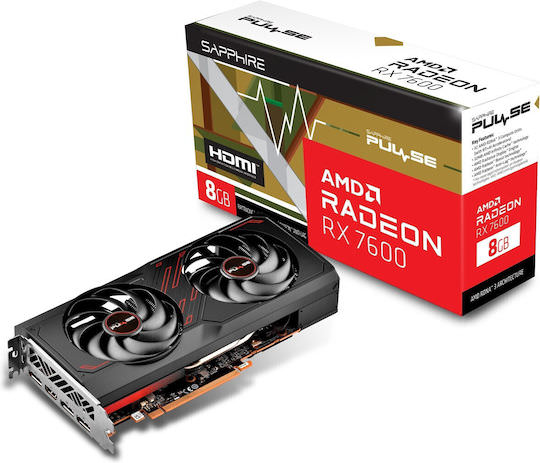 Sapphire Radeon RX 7600 8GB GDDR6 Pulse Κάρτα Γραφικών - Image 1