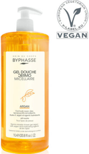 Byphasse Dermo Micellaire Argan Αφρόλουτρο σε Gel Normal To Dry Skin 1000ml - Image 1