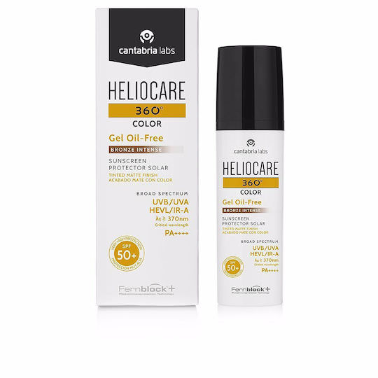 Heliocare 360 Color Gel Oil-Free Αντηλιακό Gel Προσώπου SPF50 με Χρώμα Bronze Intense 50ml - Image 1