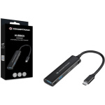 Conceptronic USB 3.2 Hub 4 Θυρών με σύνδεση USB-C Γκρι - Image 3