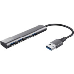 Trust USB 3.2 Hub 4 Θυρών με σύνδεση USB-A Ασημί