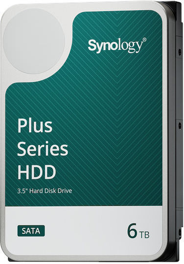 Synology Plus 6TB HDD Σκληρός Δίσκος 3.5" SATA III 5400rpm για NAS - Image 1