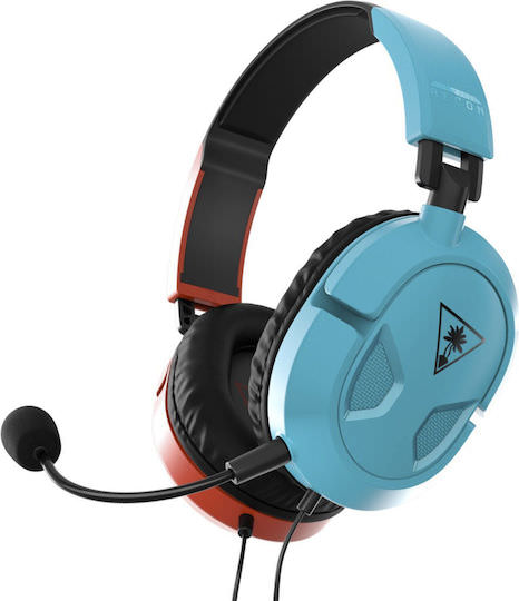 Turtle Beach Recon 50N Over Ear Gaming Headset με σύνδεση 3.5mm Red / Blue - Image 1