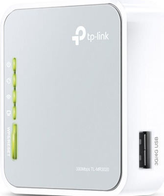 TP-LINK TL-MR3020 v3.20 Ασύρματο 4G Router Wi‑Fi 4 - Image 1