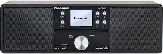 Panasonic Ηχοσύστημα 2.0 SC-DM202EG-K SC-DM202EG-K 24W με CD Player και Bluetooth Μαύρο - Image 1