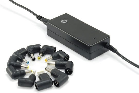 Conceptronic Universal Φορτιστής Laptop 65W 20V 4A με Αποσπώμενο Καλώδιο Τροφοδοσίας και με σετ βυσμάτων - Image 1