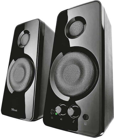 Trust Tytan 2.0 Ηχεία Υπολογιστή 2.0 με Ισχύ 18W σε Μαύρο Χρώμα - Image 1