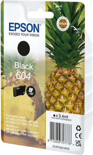 Epson 604 Γνήσιο Μελάνι Εκτυπωτή InkJet Μαύρο (C13T10G14020) - Image 1