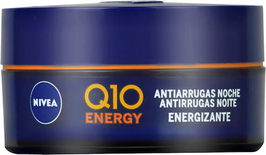 Nivea Q10 Energy Ενυδατική Κρέμα Προσώπου Νυκτός με Βιταμίνη C 50ml - Image 1
