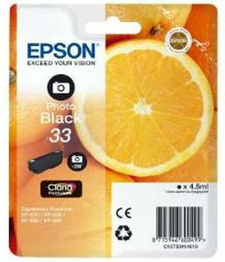 Epson 33 Γνήσιο Μελάνι Εκτυπωτή InkJet Μαύρο (C13T33414022) - Image 1