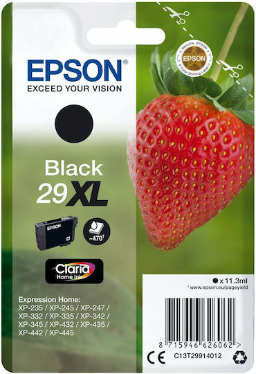 Epson 29XL Γνήσιο Μελάνι Εκτυπωτή InkJet Μαύρο (C13T29914022) - Image 1