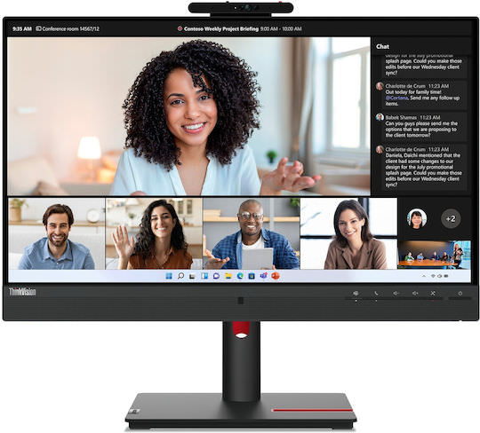 Lenovo ThinkVision T24mv-30 IPS Monitor 23.8" FHD 1920x1080 με Χρόνο Απόκρισης 6ms GTG - Image 1