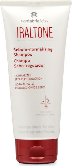 Cantabria labs Iraltone Sebum Normalizing Σαμπουάν κατά της Πιτυρίδας & της Τριχόπτωσης για Λιπαρά Μαλλιά 200ml - Image 1