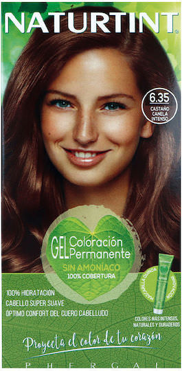 Naturtint Βαφή Μαλλιών Χωρίς Αμμωνία 6.35 castaño canela intenso 170ml - Image 1
