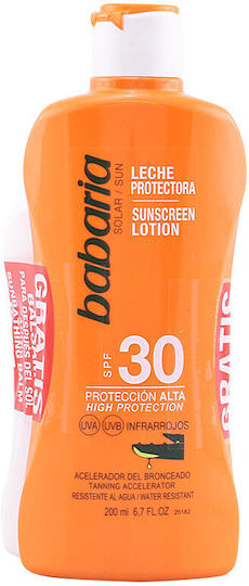 Babaria Solar Aloe Vera 2x200ml Σετ με Λάδι Μαυρίσματος SPF30 2τμχ - Image 1