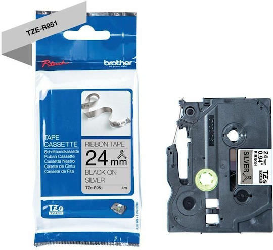 Brother Ταινία Ετικετογράφου σε Ασημί Χρώμα - Image 1