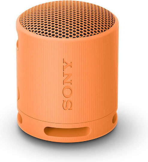 Sony SRS-XB100 Αδιάβροχο Ηχείο Bluetooth 5W με Διάρκεια Μπαταρίας έως 16 ώρες Πορτοκαλί - Image 1