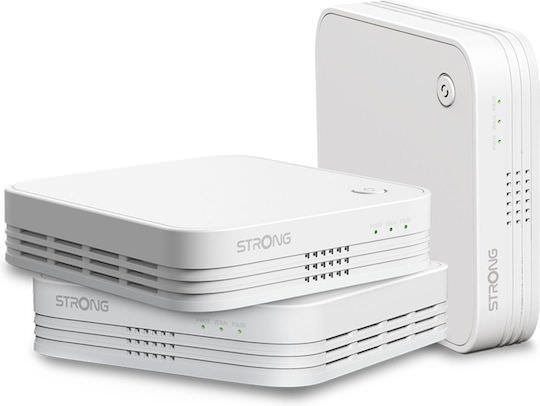 Strong Atria Mesh KIT 1200 V2 v2 Access Point Wi‑Fi 5 Dual Band (2.4 & 5GHz) σε Τριπλό Kit - Image 1