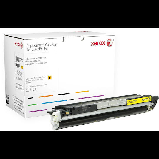 Xerox Συμβατό Toner για Laser Εκτυπωτή HP CE312A 1100 Σελίδων Κίτρινο - Image 1