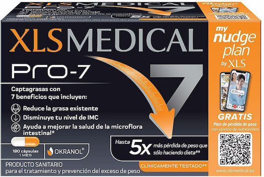 XLS Medical Pro 7 Συμπλήρωμα για Αδυνάτισμα 180 ταμπλέτες - Image 1
