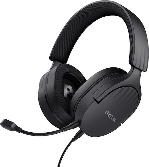 Trust GXT 489 Fayzo Over Ear Gaming Headset με σύνδεση 2x3.5mm Black - Image 1
