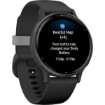 Garmin Vivoactive 5 Aluminium 42mm Αδιάβροχο Smartwatch με Παλμογράφο (Slate Bezel With Black Silicone Band) - Image 3