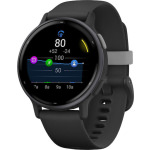 Garmin Vivoactive 5 Aluminium 42mm Αδιάβροχο Smartwatch με Παλμογράφο (Slate Bezel With Black Silicone Band) - Image 4