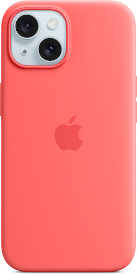 Apple Silicone Case with MagSafe Back Cover Σιλικόνης Guava (iPhone 15) - Image 1