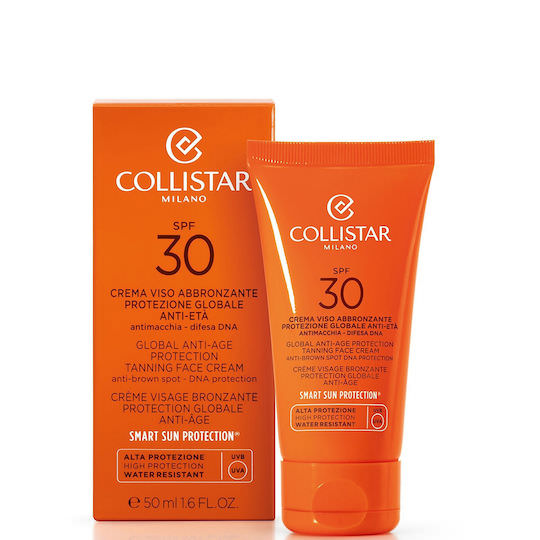Collistar Protection Tanning Face Cream Αδιάβροχη Αντηλιακή Κρέμα Προσώπου SPF30 50ml - Image 1