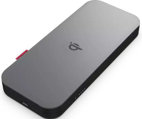 Lenovo Go Wireless Power Bank 10000mAh 30W με Θύρα USB-C Power Delivery Γκρι - Image 1