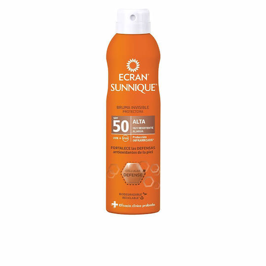 Ecran Sun Lemonoil Αδιάβροχη Αντηλιακή Κρέμα για το Σώμα SPF50 σε Spray 250ml - Image 1