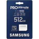 Samsung PRO Ultimate microSDXC 512GB Class 10 U3 V30 A2 UHS-I με αντάπτορα - Image 2