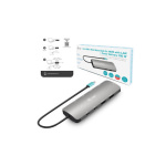 i-tec USB-C Metal Nano USB-C Docking Station με HDMI 4K PD Ethernet και σύνδεση 2 Οθονών Γκρι - Image 4