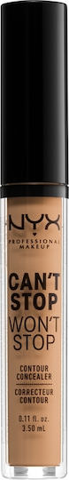 Nyx Professional Makeup Can't Stop Won't Stop Contour Liquid Concealer 10.3 NEUTRAL BUFF 3.5ml - Image 1