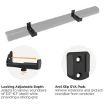 Reflecta Βάσεις Ηχείων Τοίχου Soundbar (Ζεύγος) - Image 4