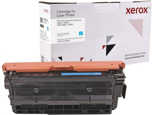 Xerox Συμβατό Toner για Laser Εκτυπωτή HP 655A CF451A 10500 Σελίδων Κυανό - Image 1