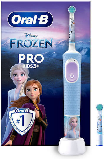 Oral-B Vitality Pro Kids Frozen Παιδική Ηλεκτρική Οδοντόβουρτσα με Χρονόμετρο για 3+ Χρονών - Image 1