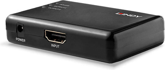 Lindy HDMI 2 Port HDMI 10.2G HDMI Splitter 38357 - Image 1