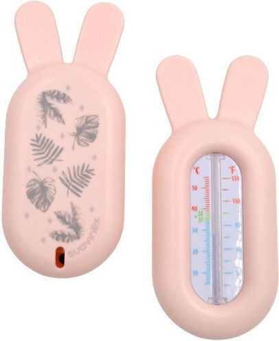 Suavinex Αναλογικό Θερμόμετρο Μπάνιου Safari 10°C έως 50°C Ροζ - Image 1